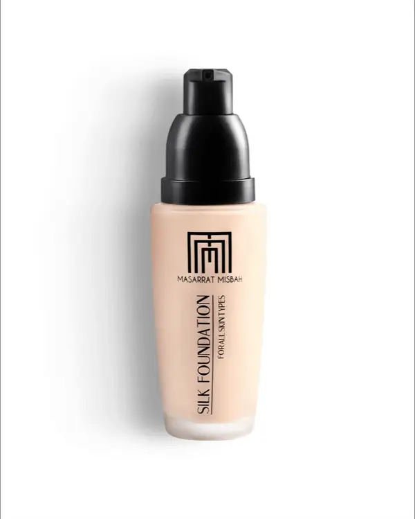 Musarrat Misbah Silk Foundation Long Lasting, Lightweight & Full Coverage Foundation Flawless Finish for All Skin Types
