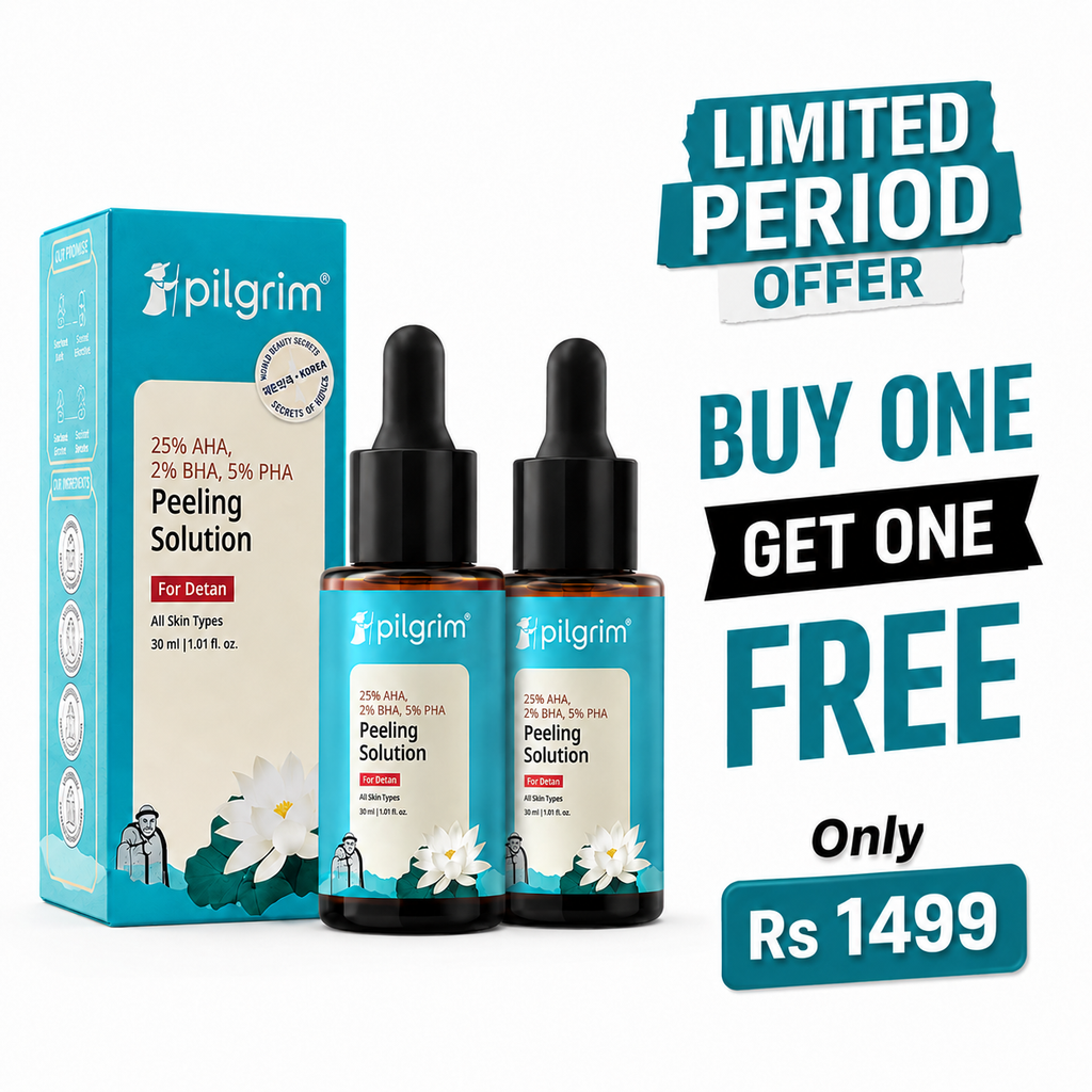(Buy 1 Get 1 Free) Pilgrim 25% AHA + 2% BHA + 5% PHA Peeling Solution